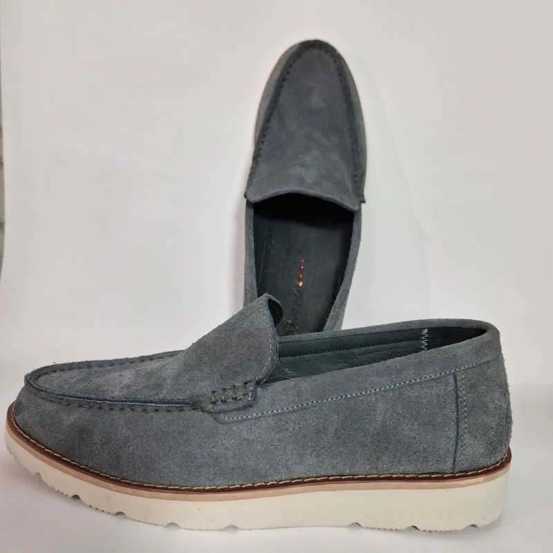 عکس شماره 4 : کفش کالج مردانه مدل لوفر اسلیپر تمام چرم