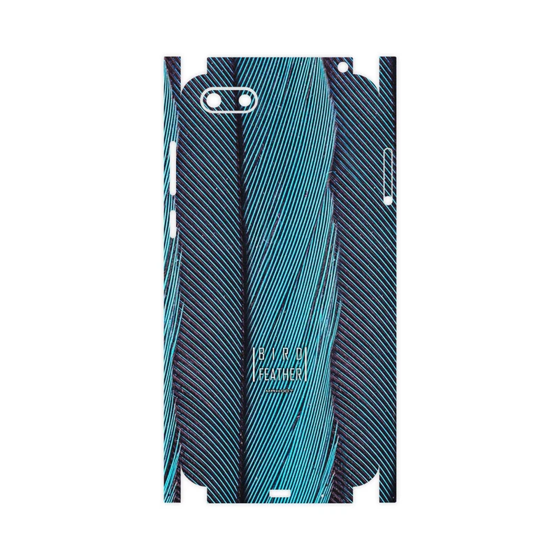برچسب پوششی ماهوت مدل Turquoise feathers-FullSkin مناسب برای گوشی موبایل هوآوی Y5 Prime 2018