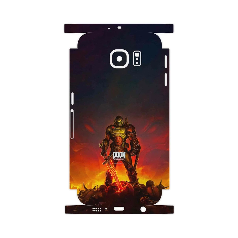 برچسب پوششی ماهوت مدل DOOM Game Series-FullSkin مناسب برای گوشی موبایل سامسونگ Galaxy S6 Edge