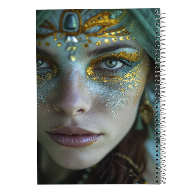 دفتر شطرنجی 50 برگ مدوپد مدل دختر کد DF14377