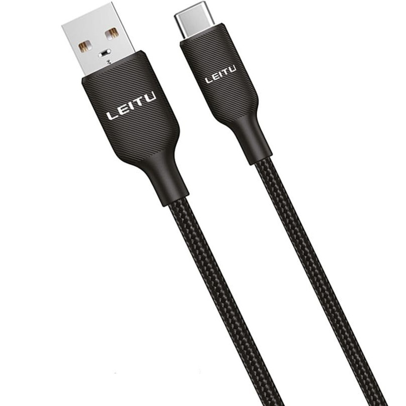کابل تبدیل USB به USB-C لیتو مدل LD-48 طول 2 متر