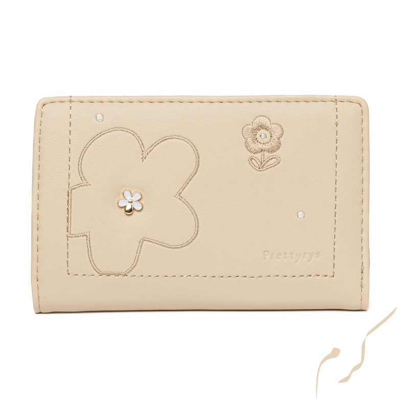 کیف پول زنانه پرتیزس مدل گلدوزی و دوخت کد 2020053