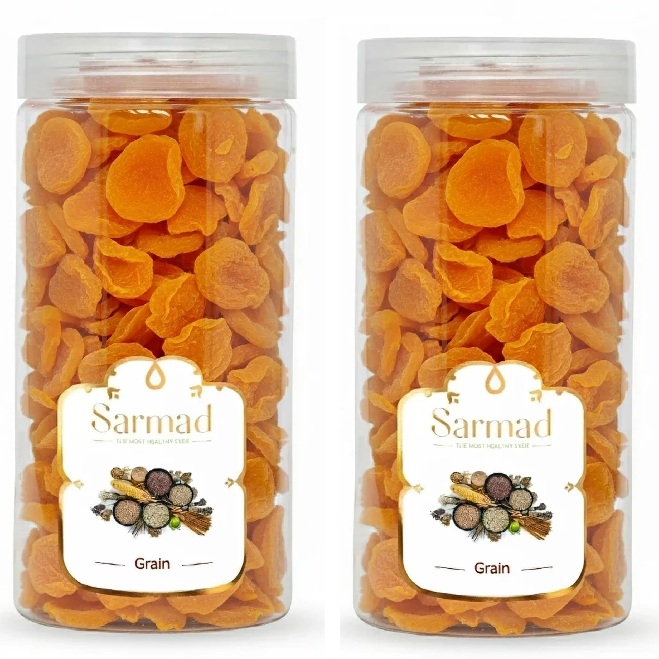 برگه زردآلو نرم و شیرین سرمد - 350 گرم بسته 2 عددی