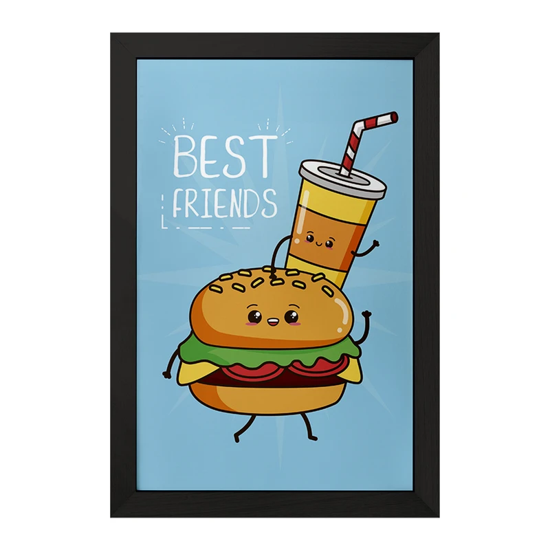 تابلو خندالو مدل فست فود (Fast Food) کد 36557