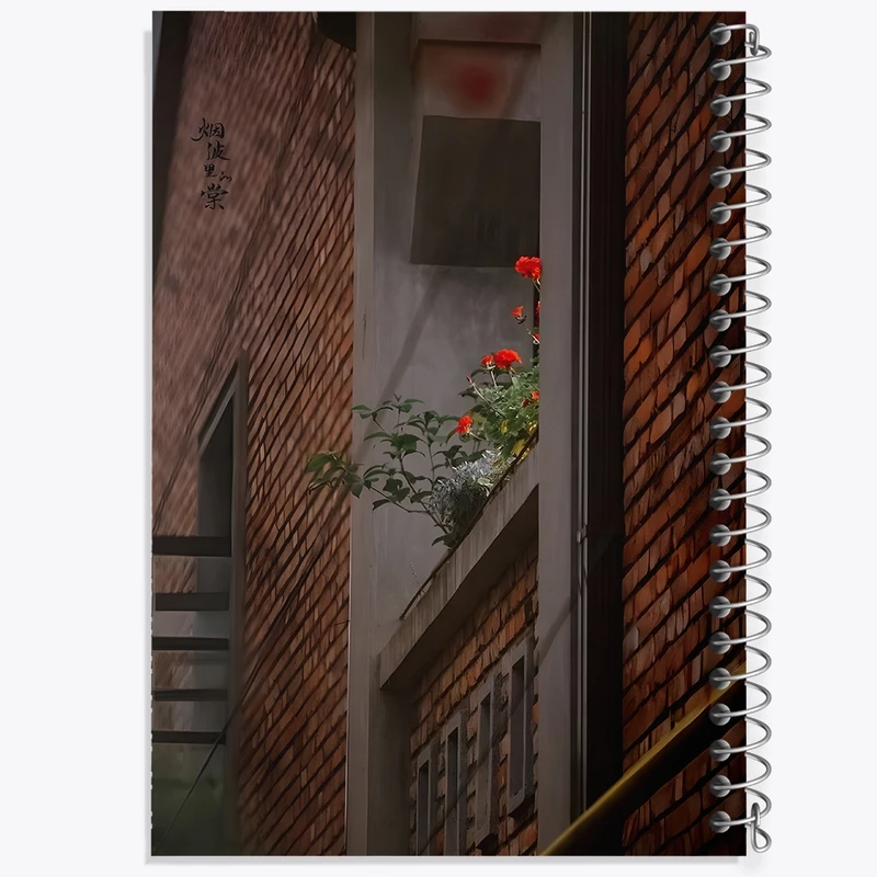 دفتر نقاشی 50 برگ خندالو طرح گلدان شمعدونی کد F1329