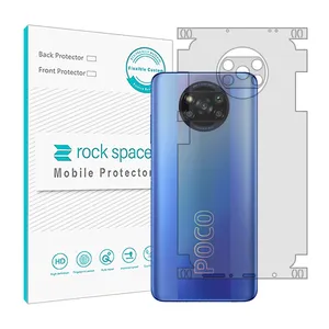 Transparent Rockspace HyGEL model back protector suitable for Xiaomi Poco X3 Pro mobile phone