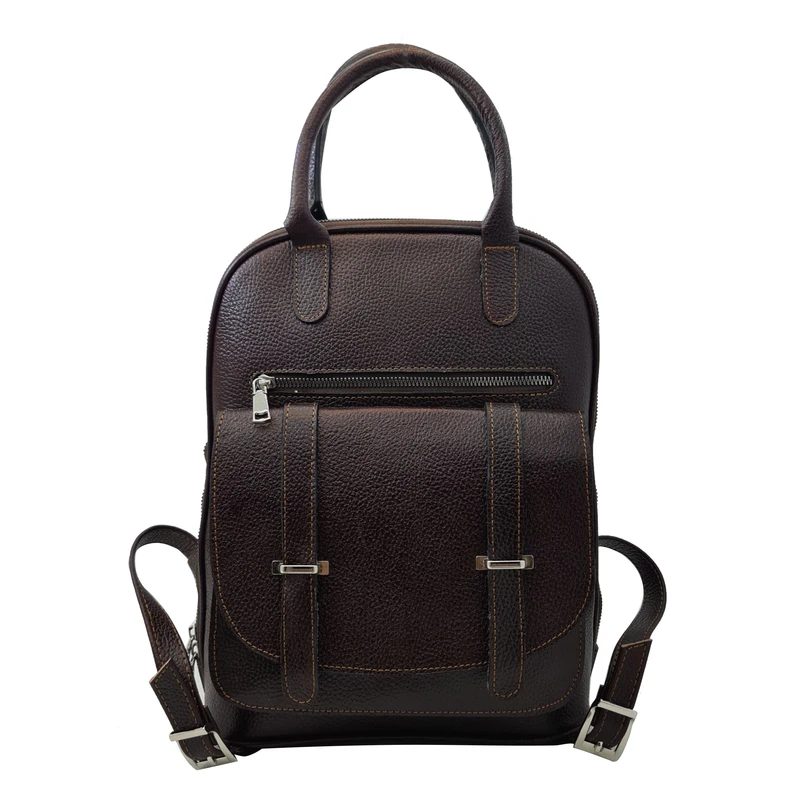 کوله پشتی زنانه مدل آپاچی چرم طبیعی کد A_266 