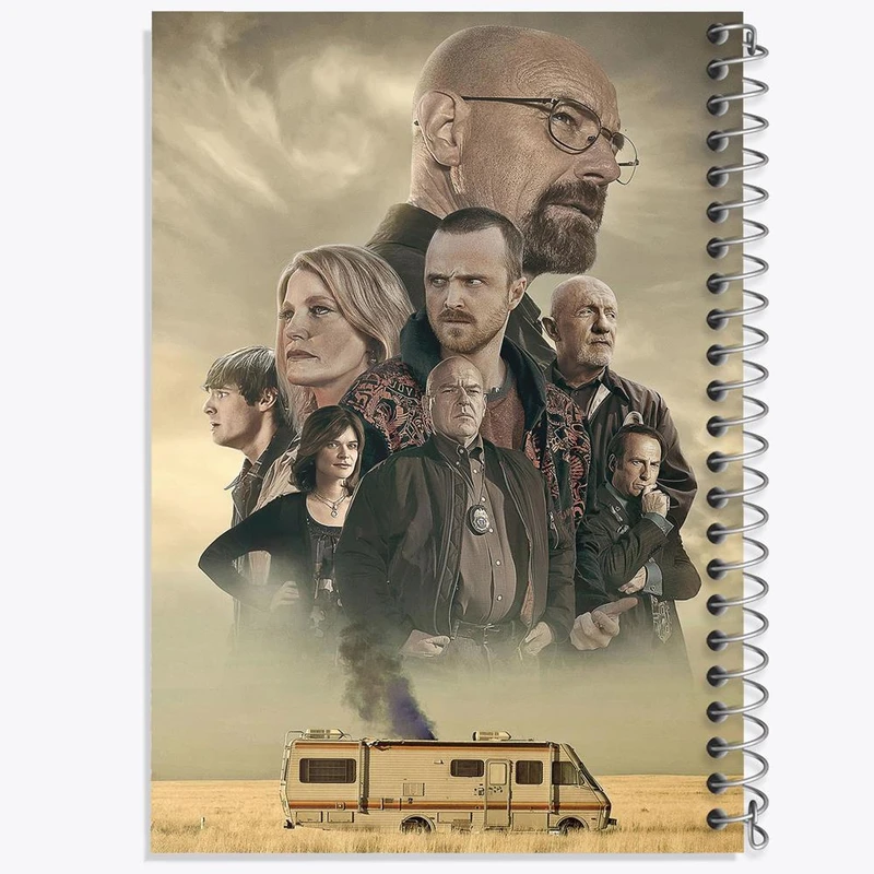 دفتر نقاشی 50 برگ خندالو مدل سریال بریکینگ بد Breaking Bad کد 3167