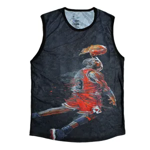 تاپ ورزشی مردانه طرح بسکتبال مدل T0024