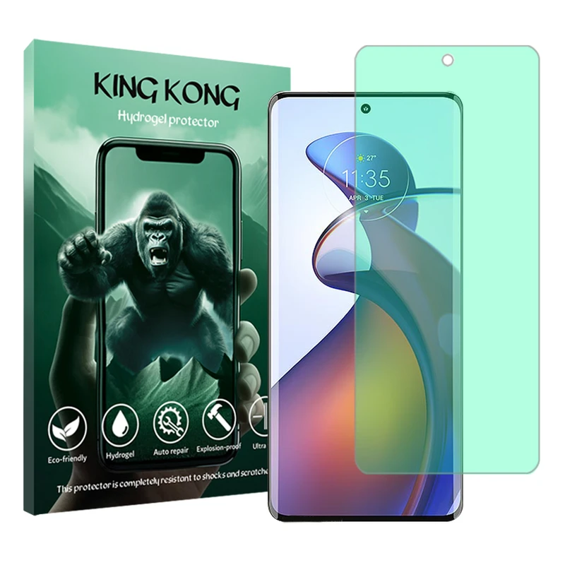 محافظ صفحه نمایش گرین لایت کینگ کونگ مدل Tough مناسب برای گوشی موبایل موتورولا Edge 30 Fusion