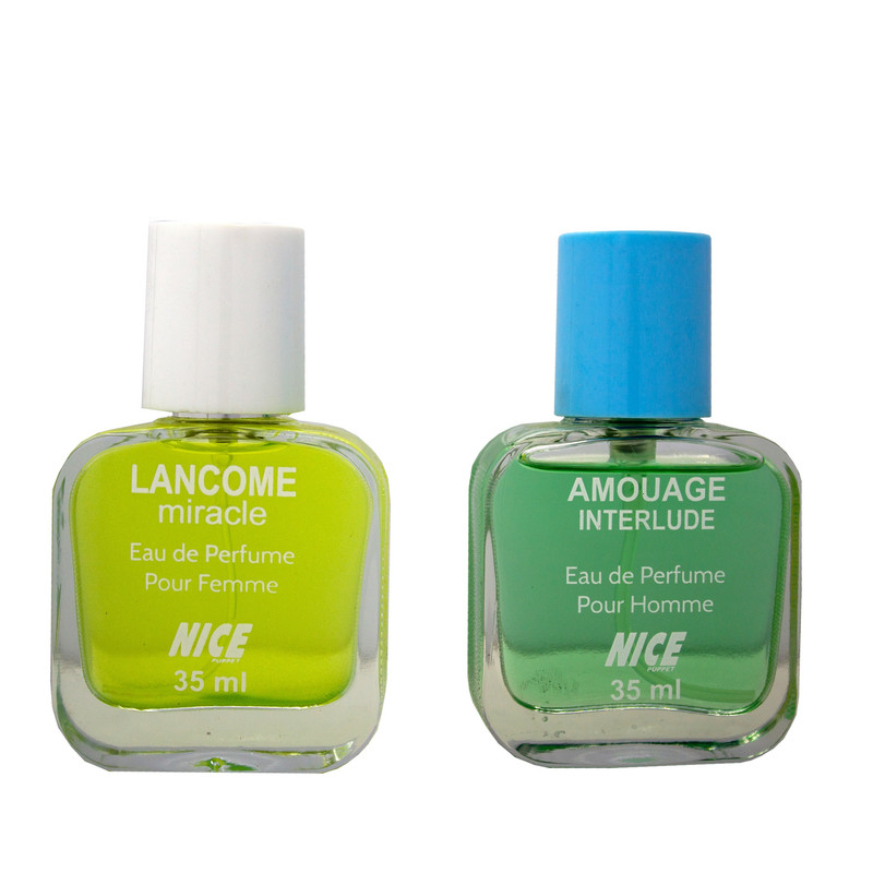 عطر جیبی زنانه نایس پاپت مدل LANCOME miracle حجم 35 میلی لیتر به همراه عطر جیبی زنانه نایس پاپت مدل AMOUAGE حجم 35 میلی لیتر
