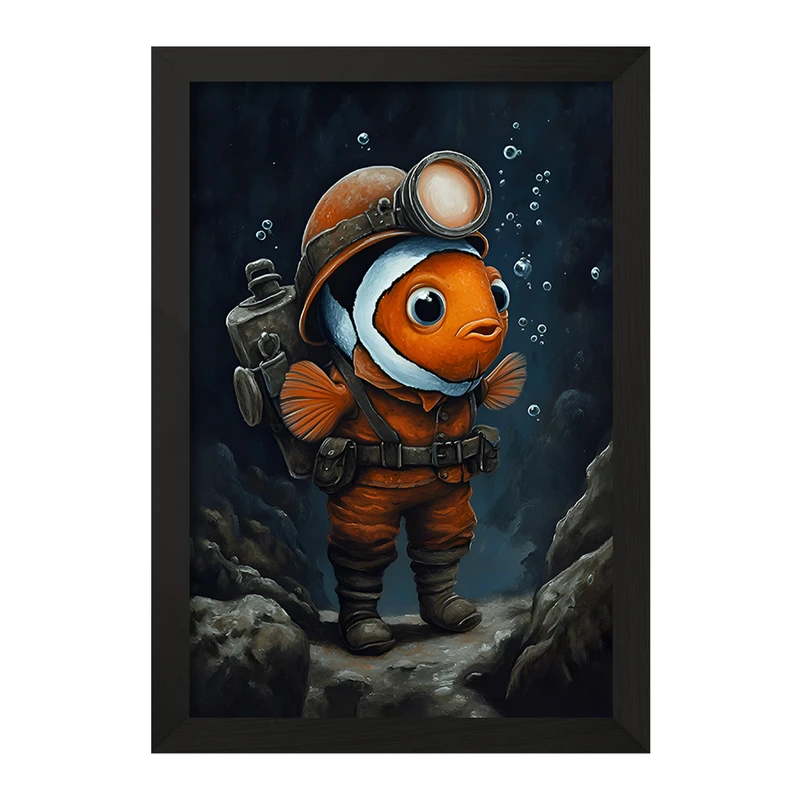 تابلو خندالو مدل ماهی کد F11645