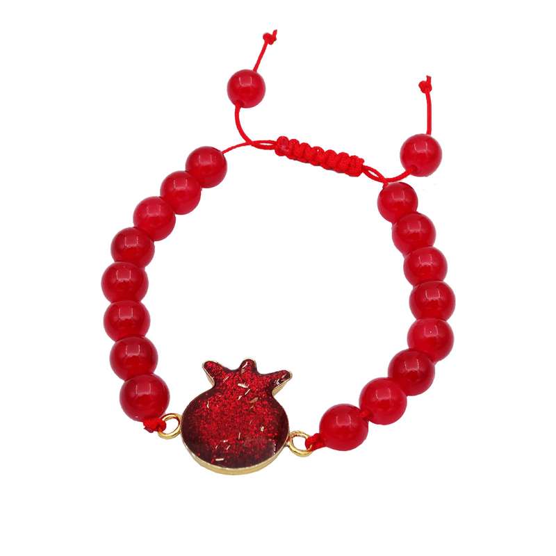 دستبند دخترانه مدل انار بلوری یلدا کد D 09