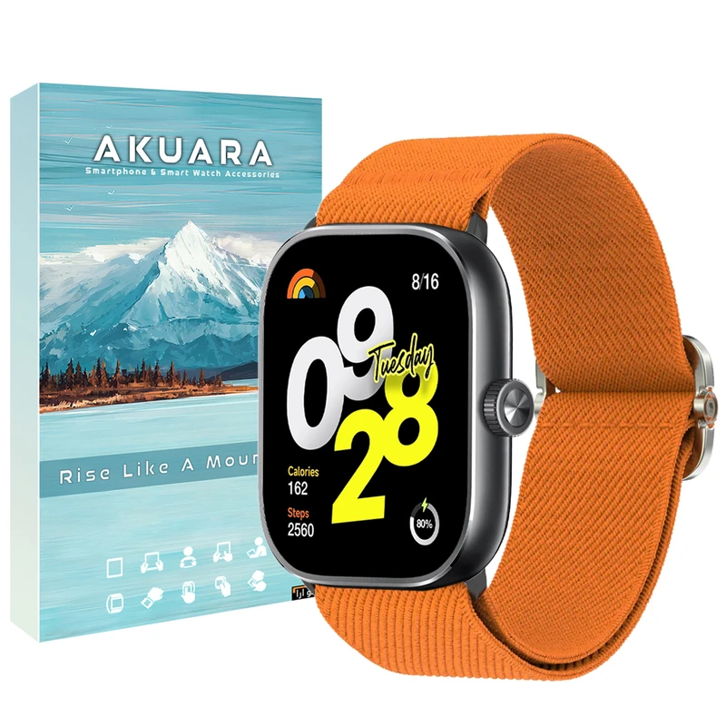 بند آکوآرا مدل FBRK 8pbk مناسب برای ساعت هوشمند شیائومی Redmi Watch 4 41mm