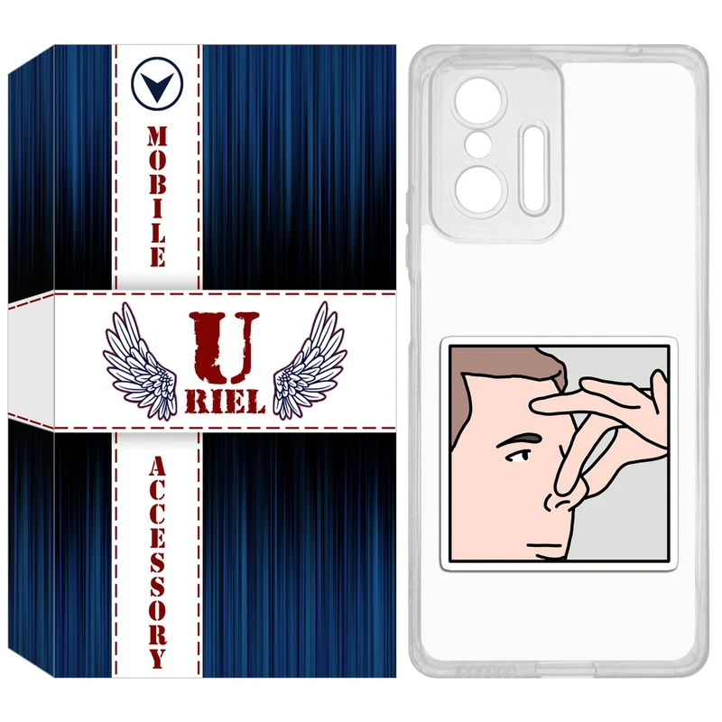 کاور یوریل مدل Clear کد 87 طرح دماغ مناسب برای گوشی موبایل شیائومی 11T / 11T Pro