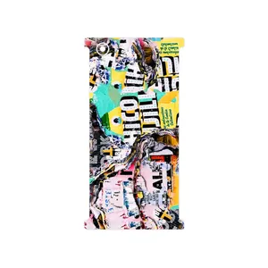 MAHOOT Collage of Teared Paper Cover Sticker for Sony Xperia XA1 Plus