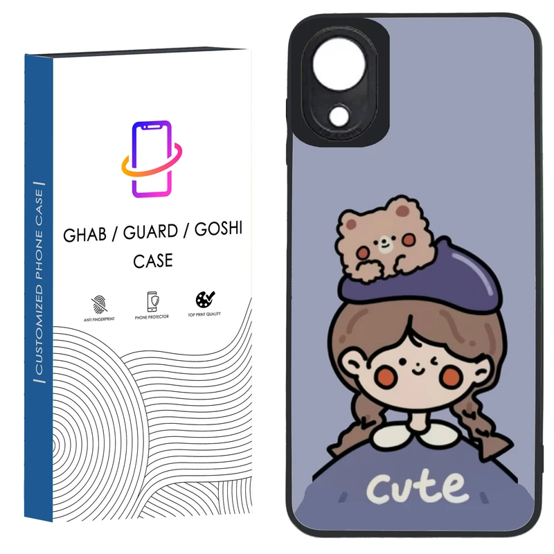 کاور قاب گارد گوشی طرح دخترانه کد 15 - tpu مناسب برای گوشی موبایل سامسونگ Galaxy A03 Core