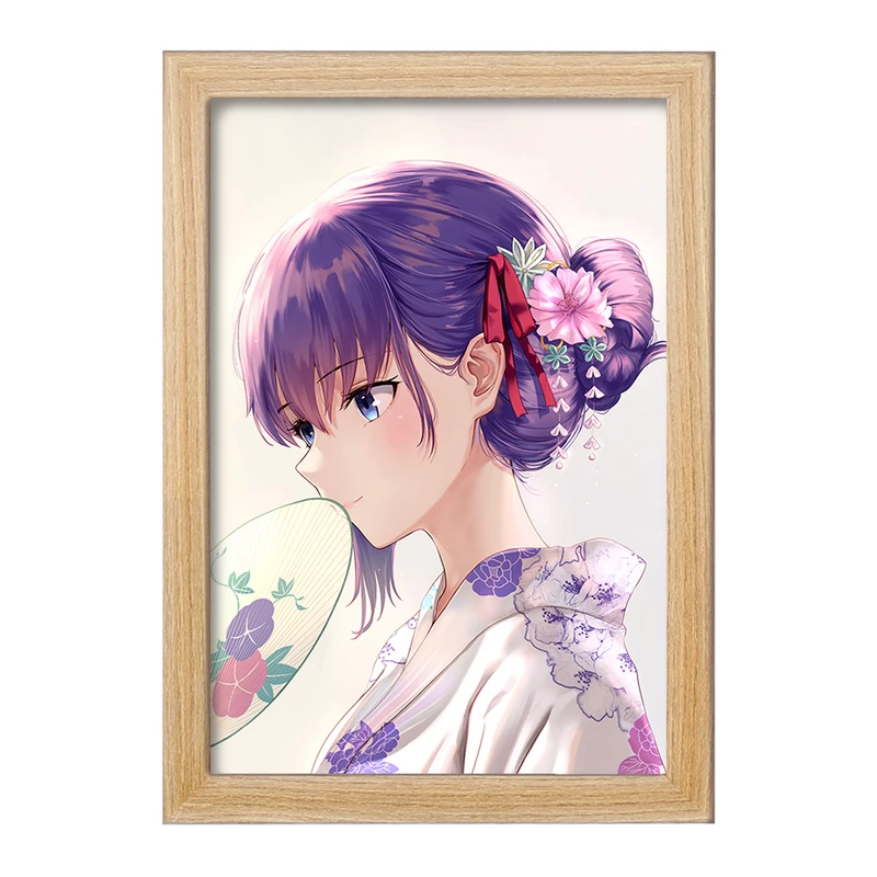 تابلو خندالو مدل ساکورا انیمه سری فیت بهشت بینهایت Fate Heavens  کد 22804