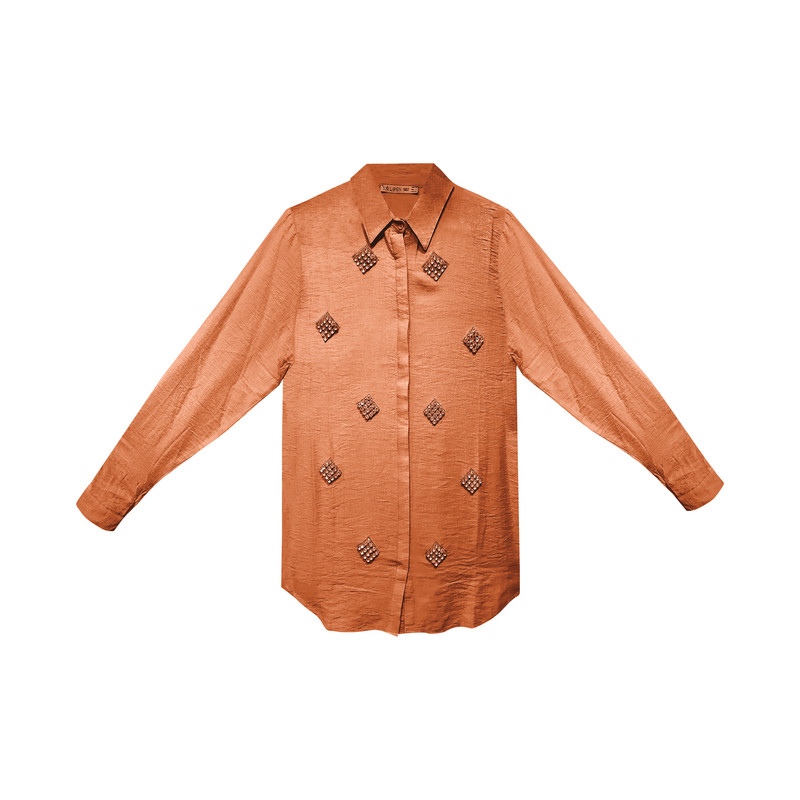 شومیز آستین بلند زنانه سالون مدل 0006