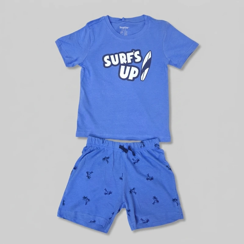 ست تیشرت و شلوارک پسرانه لوپیلو مدل surf up