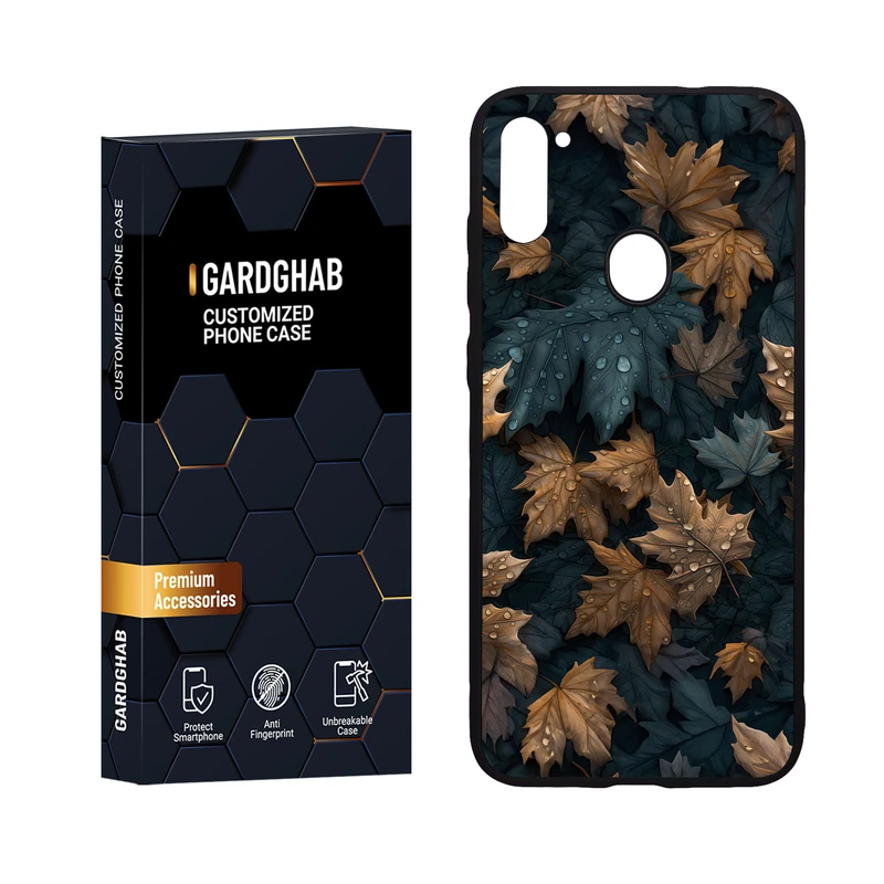 کاور گارد قاب مدل پشت گلس برگ مناسب برای گوشی موبایل سامسونگ Galaxy A11 / M11
