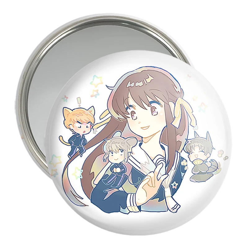 آینه جیبی خندالو مدل هوندا انیمه سبد میوه کد 33987