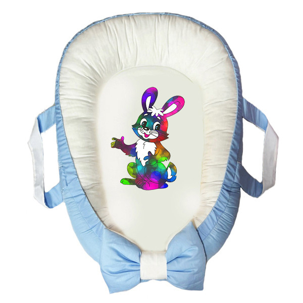 سرویس خواب سه تکه نوزاد مدل گارد محافظ طرح خرگوش رنگی