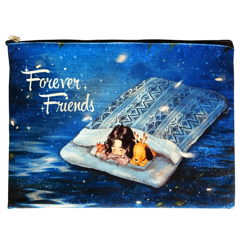 پوشه مدل زیپ دار طرح دریای کهکشانی رویا کد 24.32