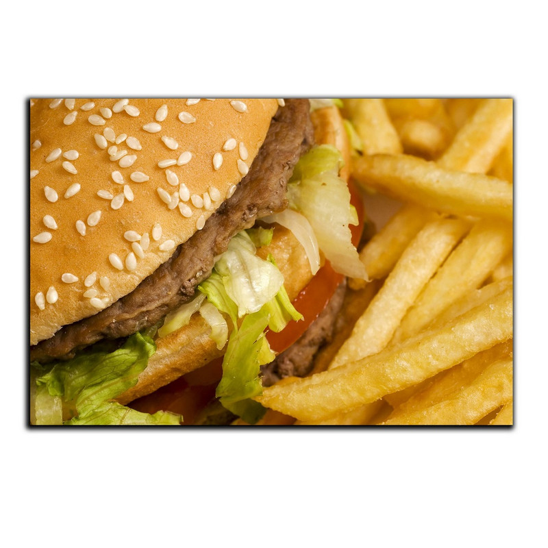 تابلو شاسی بکلیت طرح فست فود همبرگر مدل SH-4940