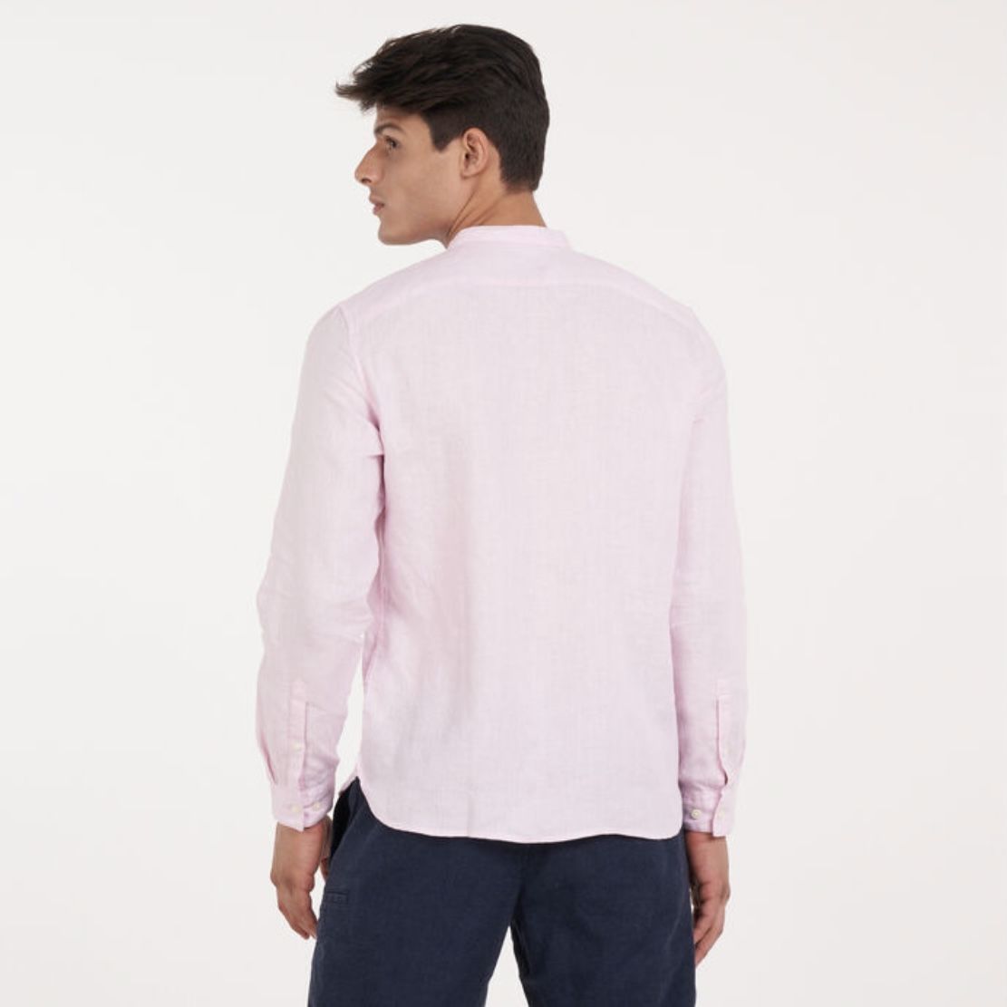 پیراهن آستین بلند مردانه تیمبرلند مدل Mill River Korean-Collar -  - 2
