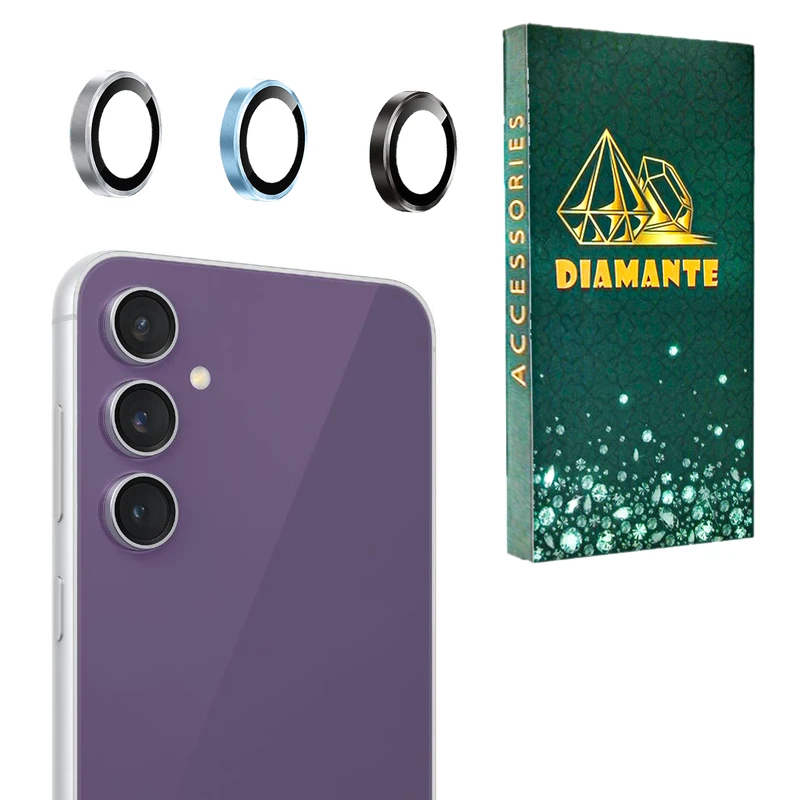 محافظ لنز دوربین فلزی دیامانته مدل Lenz Gn مناسب برای گوشی موبایل سامسونگ Galaxy A34
