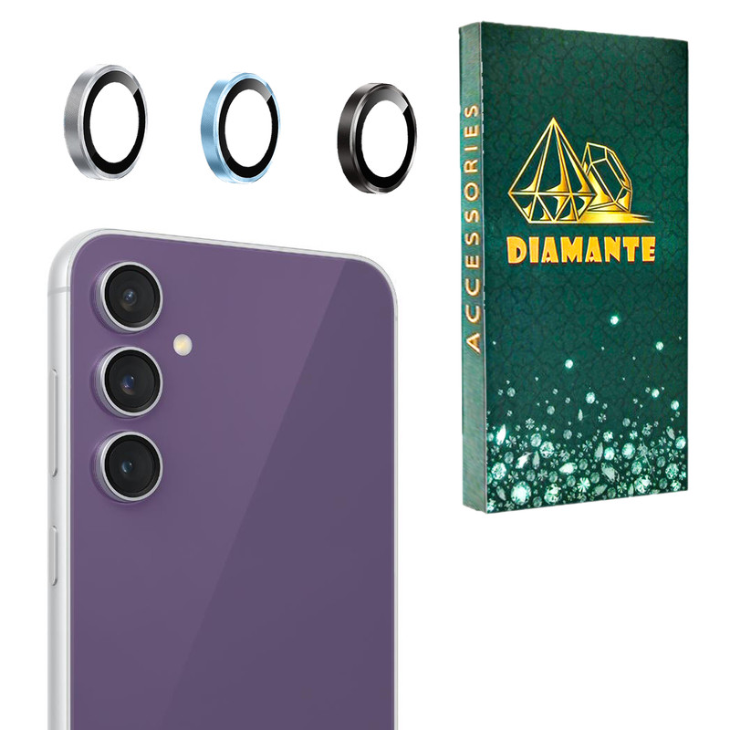 محافظ لنز دوربین فلزی دیامانته مدل Lenz Gn مناسب برای گوشی موبایل سامسونگ Galaxy A34