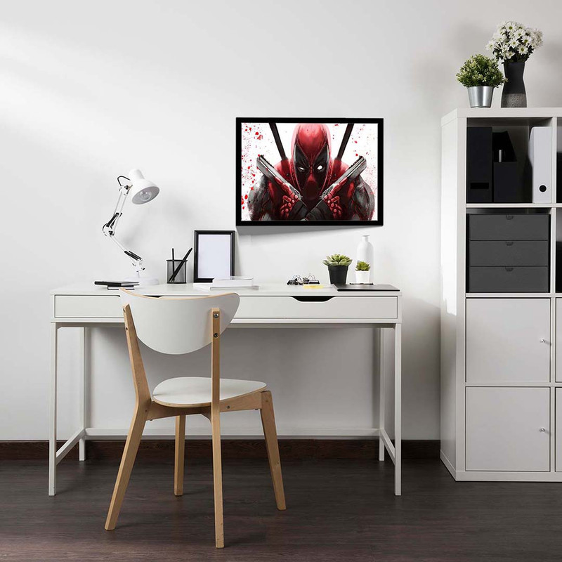 تابلو مدل deadpool artwork کد F-10002