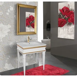 ست کابینت روشویی کاسپین مدل زرین به همراه آینه