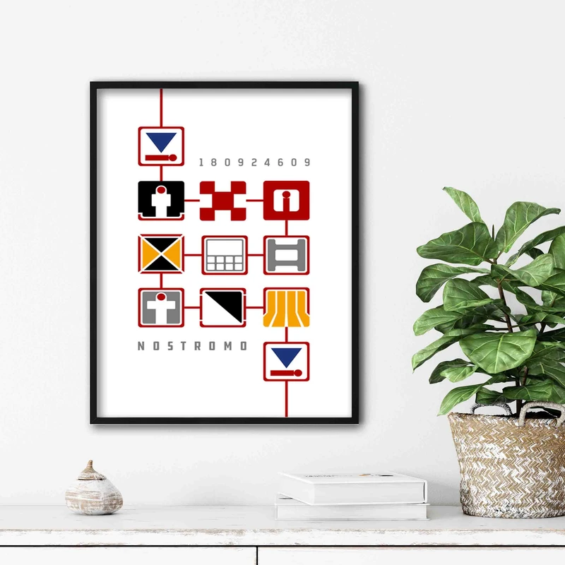 تابلو آتریسا طرح پوستر فیلم Alien مدل ATm564