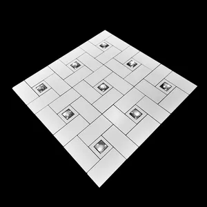 دیوارپوش مدل تایل بین کابینتی پشت چسبدار کد R461 بسته 6 عددی