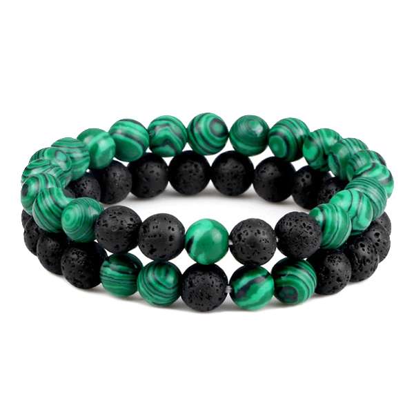 دستبند مردانه ذاریات مدل ZAR-LM445 مجموعه دو عددی