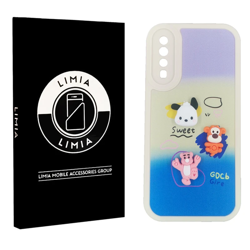 کاور لیمیا مدل فانتزی لنزدار ژله ای طرح عروسکی برجسته مناسب برای گوشی موبایل سامسونگ Galaxy A50 / A50s / A30s