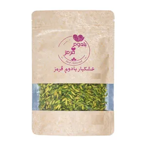 خلال پسته بادوم قرمز نمکدون - 500 گرم