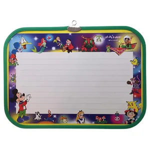 تخته وایت برد گلها مدل میکی موس سایز 34×24 سانتی متر