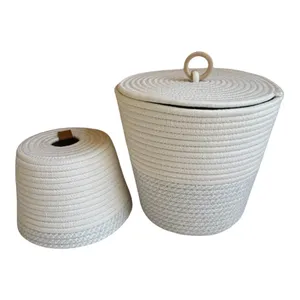 ست سطل زباله و جای دستمال کاغذی مدلM1