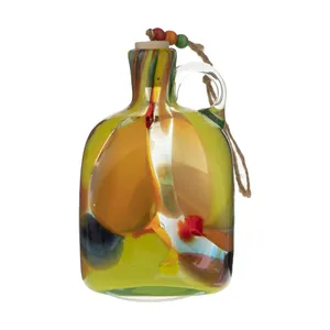 بطری شیشه ای مدل رنگارنگ