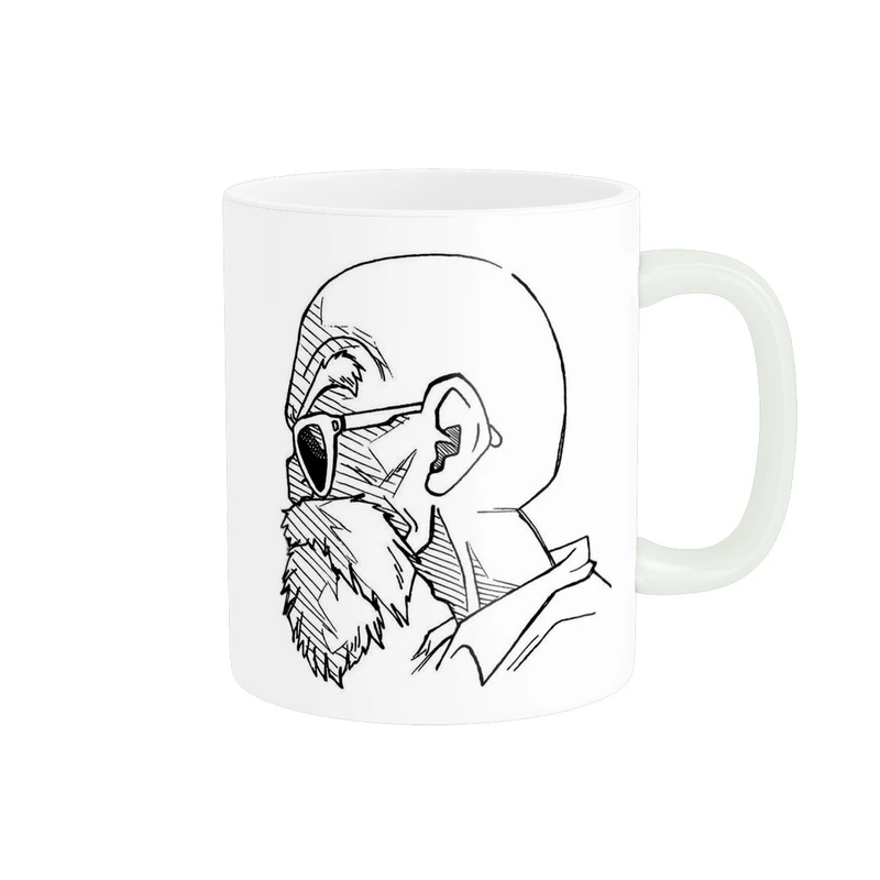 ماگ پاد آفرین مدل کاریکاتور پیرمرد کارتونی کد 2330