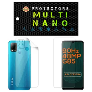  Multi Nano X-SFT Screen Protector For Infinix Hot 10Twith back skin