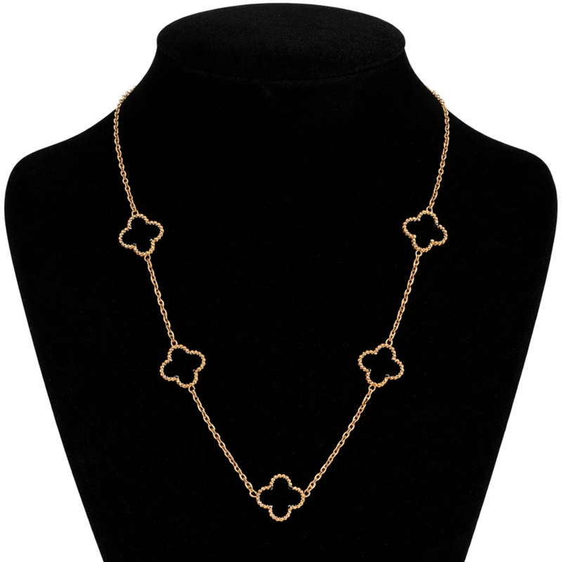 گردنبند زنانه مدل ونکلیف کد 02