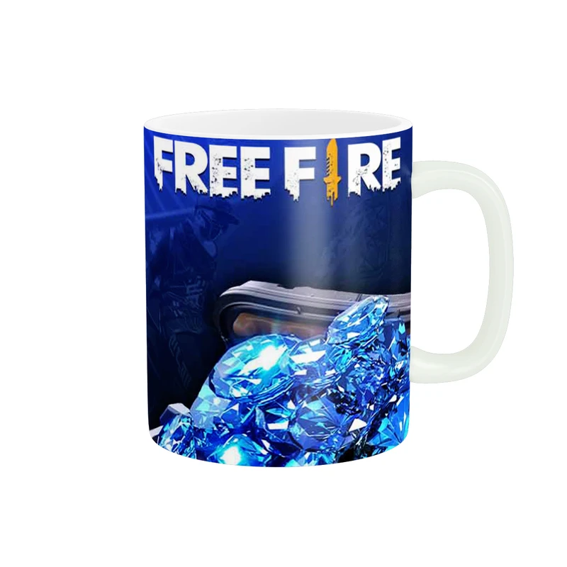 ماگ پاد آفرین طرح فری فایر مدل جم کد 1692