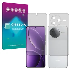 Glass Pro Matte screen protector borderless model suitable for Xiaomi Redmi K80 mobile phone along with the back protector