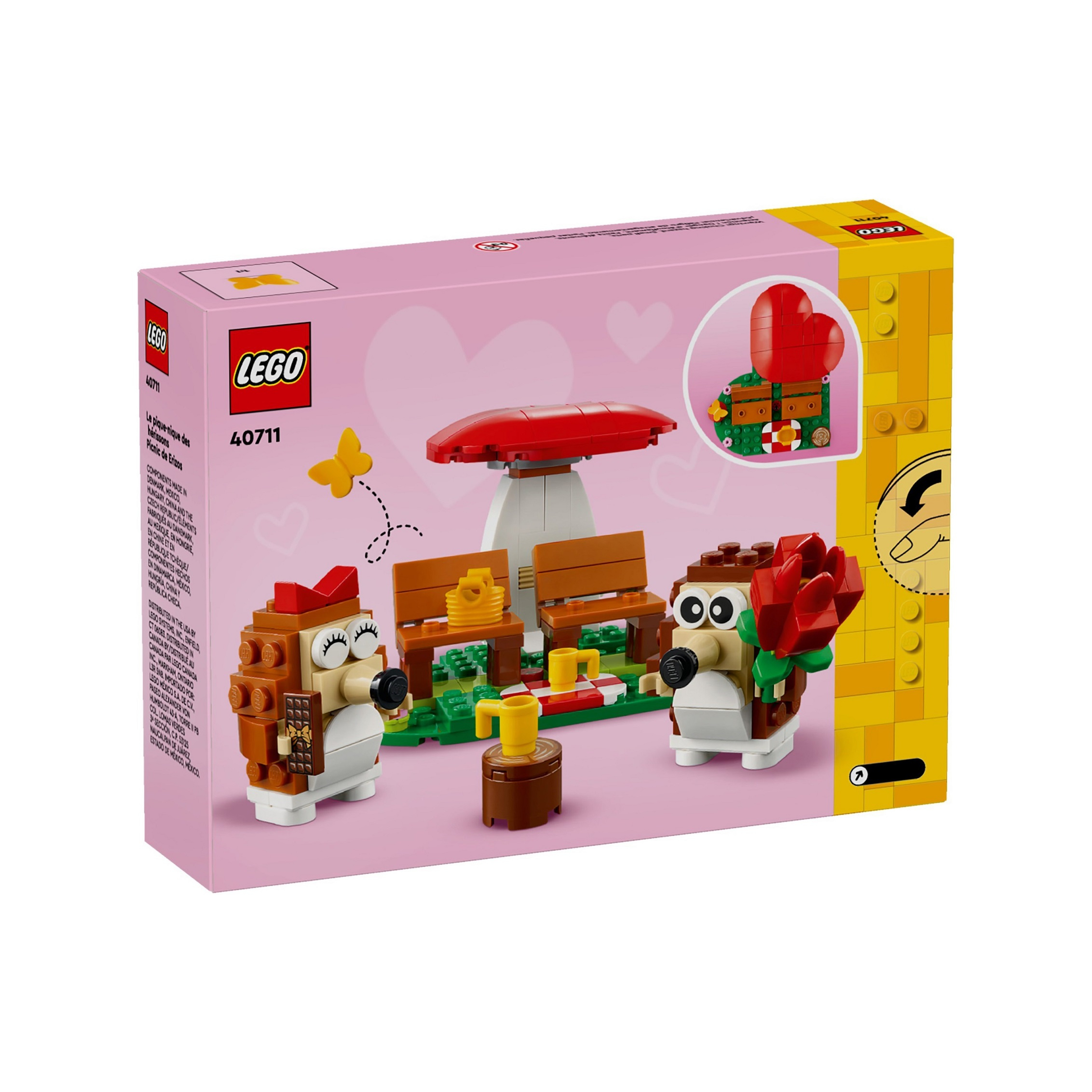 لگو 166 تکه سری Building Toy مدل Hedgehog Picnic Date کد 40711