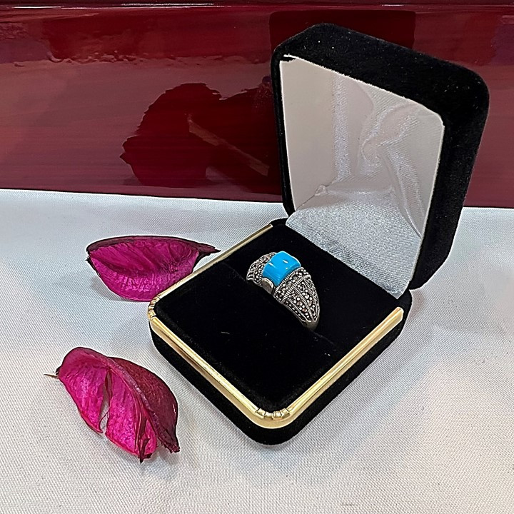 انگشتر نقره زنانه مدل glsr-403