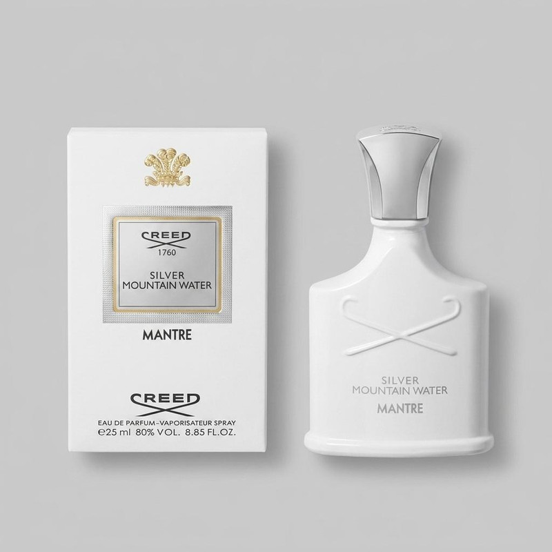 عطر جیبی مردانه مانتره مدل CREED SILVER MOUNTAIN WATER حجم 30 میلی‌ لیتر